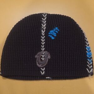 True Religion Brown Knit Beanie .
